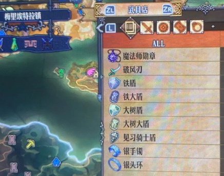 《圣兽之王》梅里埃特拉镇售卖物品一览