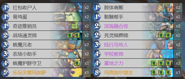 《炉石传说》荒芜之地邪DK卡组攻略