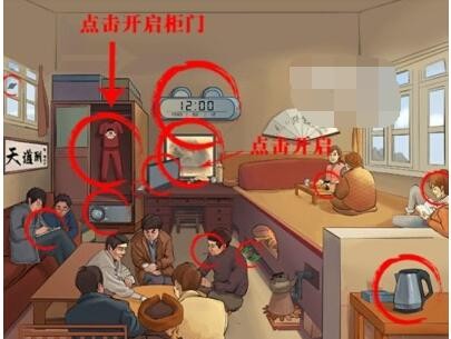 《无敌脑洞王者》合家欢找出13处不合理图文过关技巧解析