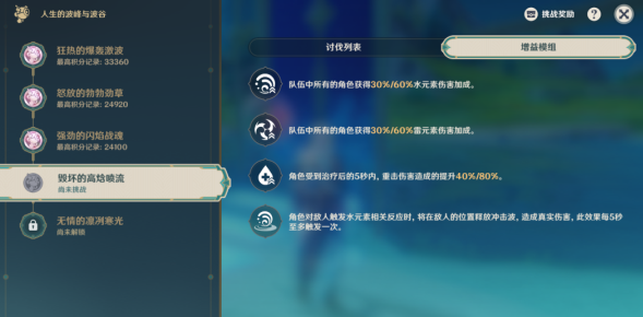 《原神》人生的波峰与波谷第四天通关方法分享