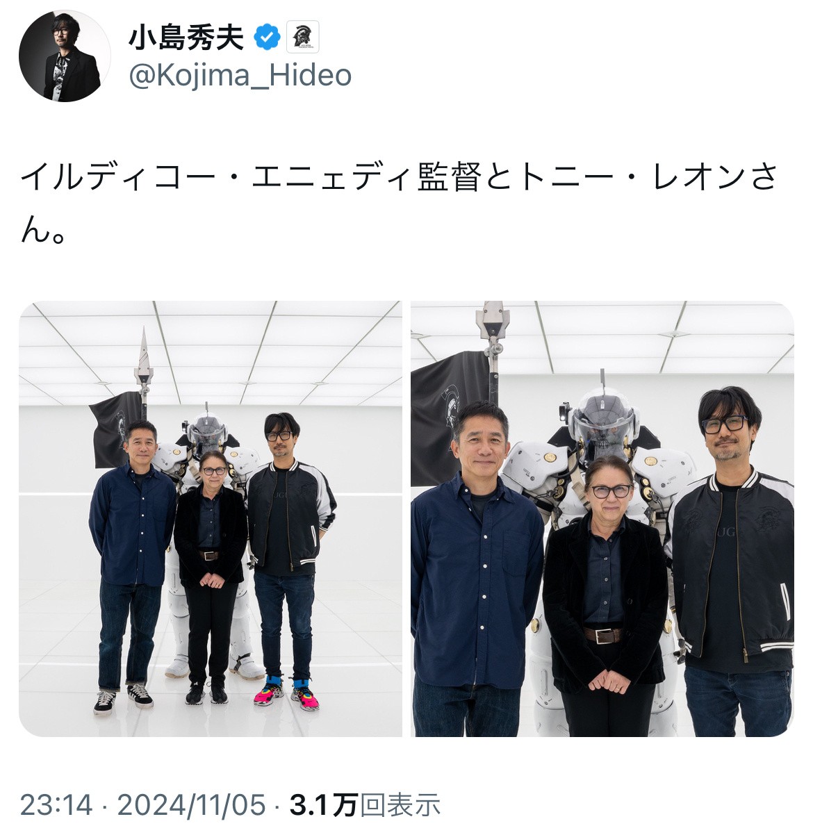 梁朝伟现身小岛工作室，或将参演《死亡搁浅2》