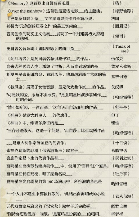 《光与夜之恋》夏鸣星妙景偶拾最新答案解析